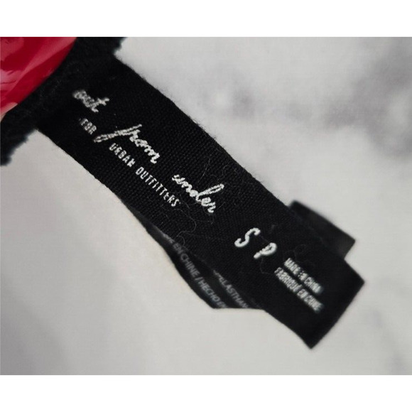 Out From Under Veronica Velvet V Wire Bralette Small Black Nude Burnout Palm - Picture 5 of 9